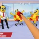 Annoying Boss Game thumbnail with a cartoon boss being punched in an office