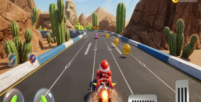 Buggy Racing 3D kart driving and track racing gameplay