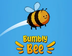Bumbly Bee pixel art flight and honey collection gameplay