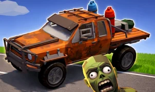 Cars vs Zombies 3D vehicle driving and zombie crushing gameplay