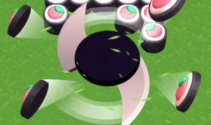 Cut Art Master flying knife and fruit gameplay