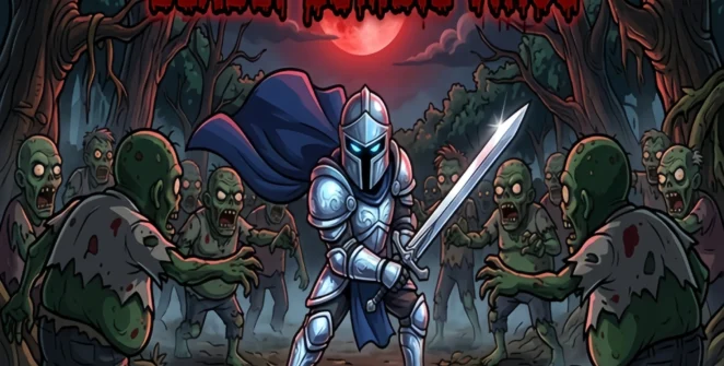 Deadly Zombie Virus game thumbnail with armed survivors fighting zombies