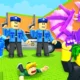 Escape Police for Brainrots running gameplay with Brainrot characters