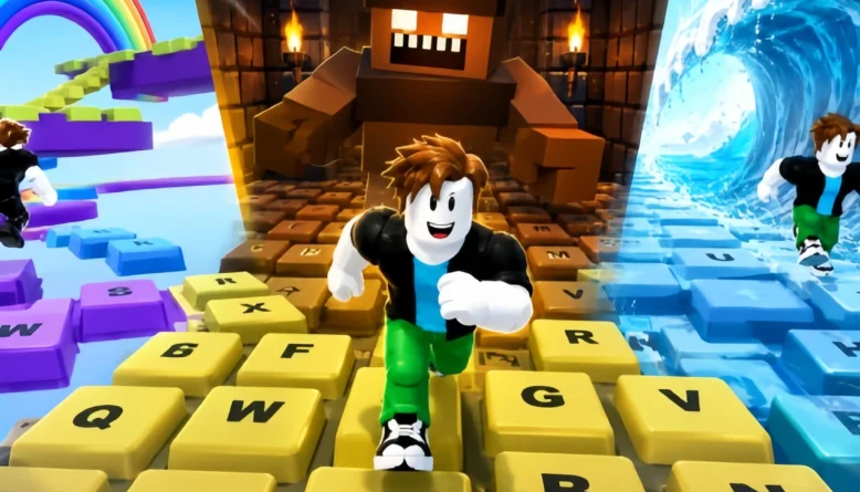 Obby Keyboard Escape keyboard obstacle course gameplay