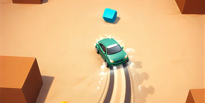 Skill Driver Game top-down car drifting and driving gameplay