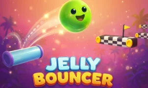 Slime Jelly Bouncer physics platform jumping gameplay